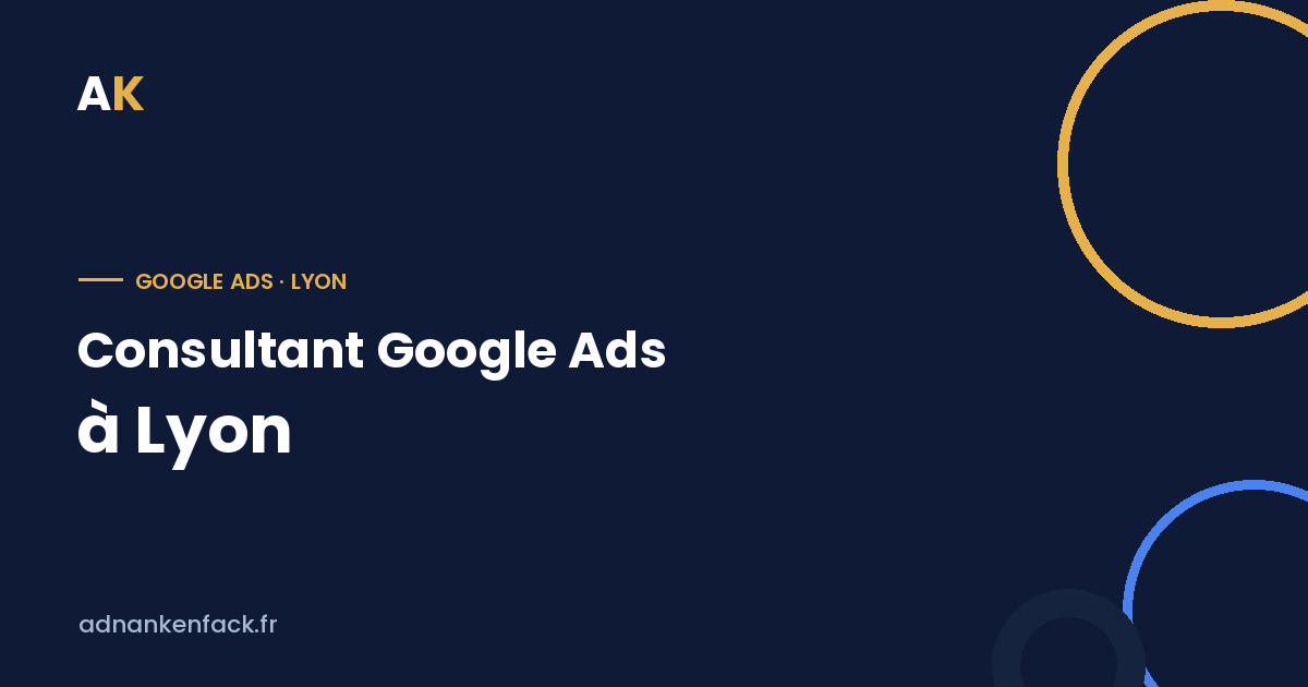 Consultant Google Ads à Lyon