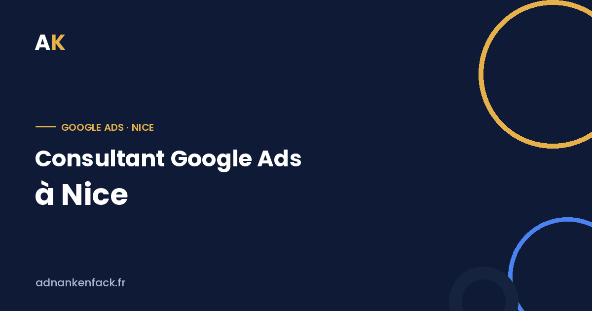 Consultant Google Ads à Nice